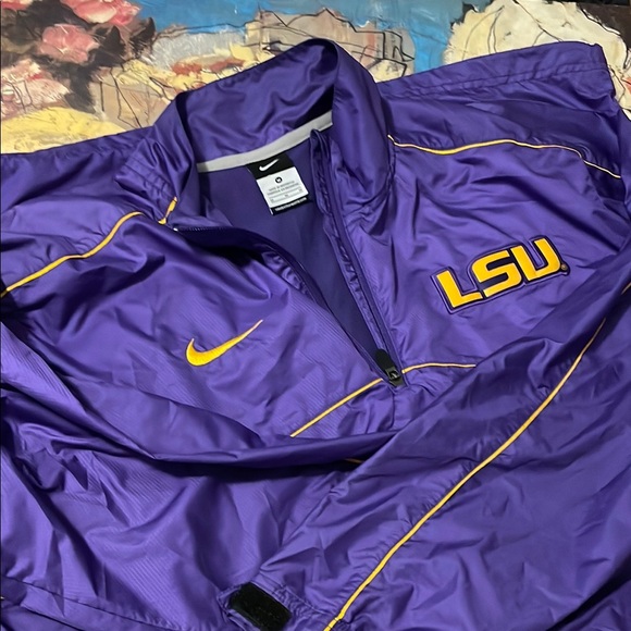 LSU Windbreaker Pullover